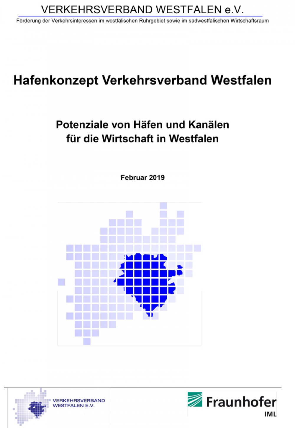 Kurzfassung: Hafenkonzept Verkehrsverband Westfalen - Potenziale von Häfen und Kanälen für die Wirtschaft in Westfalen