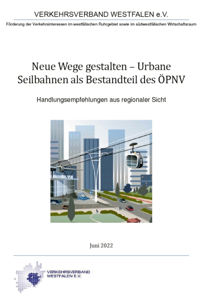 Handlungsempfehlungen für „Urbane Seilbahnen als Bestandteil des ÖPNV“