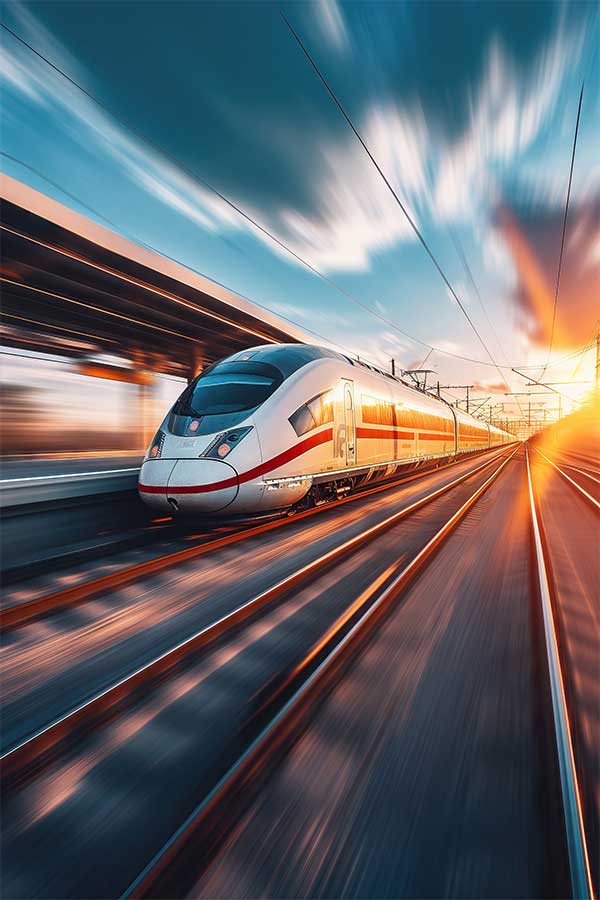 schienenverkehr-nrw ICE Zug auf Schienen