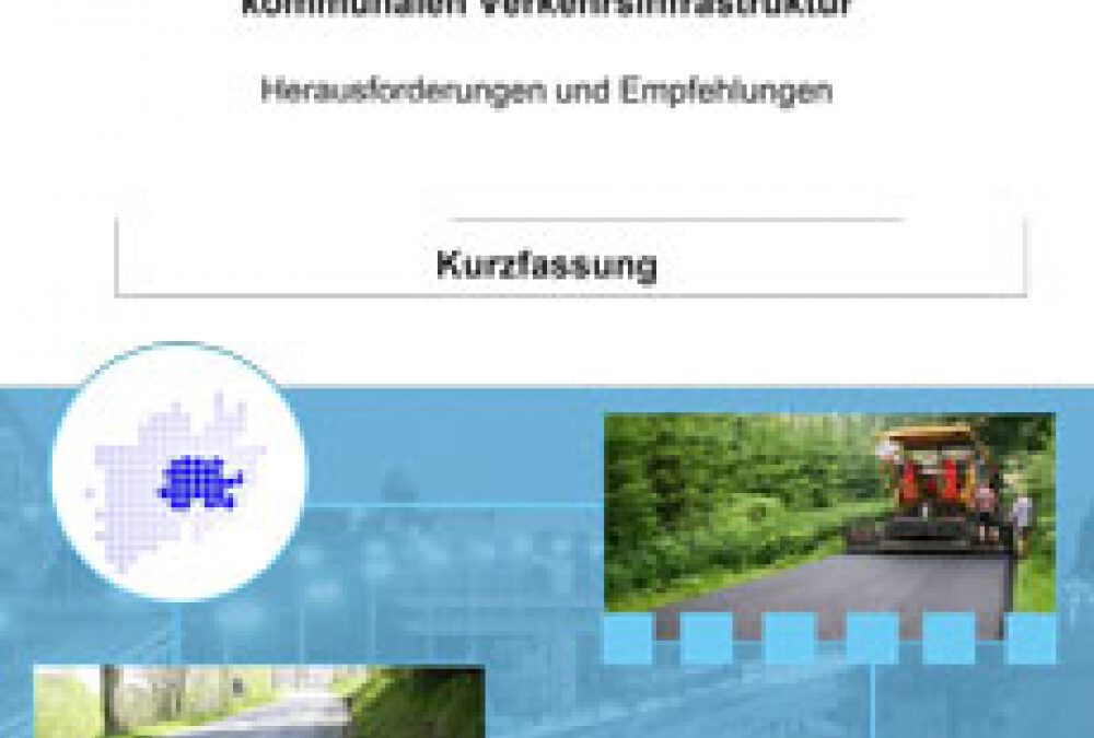 2017Vielfalt der kommunalen Verkehrsinfrastruktur-finanzierung – Herausforderungen und Empfehlungen